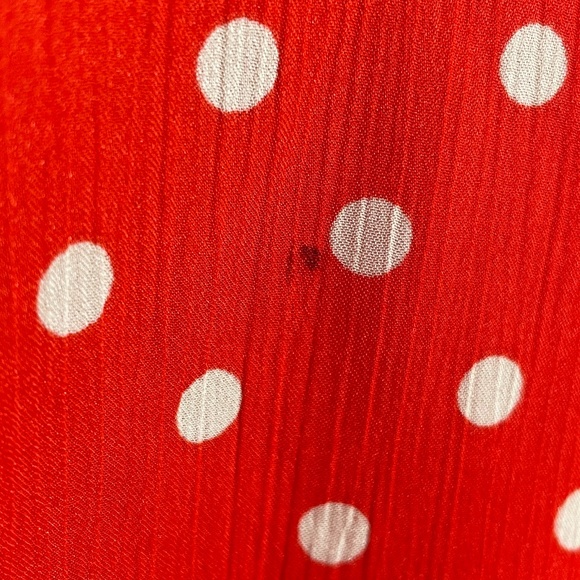 The East Order Dusty Polka Dot Mini Dress in Red - Picture 10 of 10
